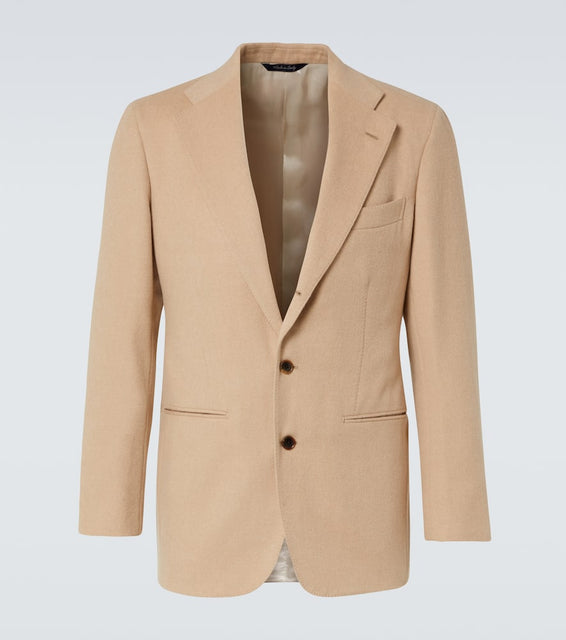 Saman Amel Camel hair blazer