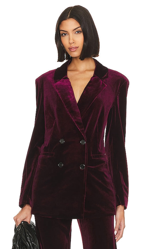 Sanctuary Bridget Blazer in Wine