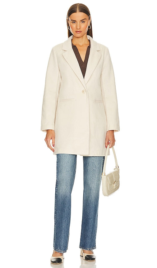 Sanctuary Carly Coat in Cream - Manteau Carly Sanctuary en crème - Sanctuary Carly 奶油色外套 - Sanctuary Carly Mantel in Creme - Sanctuary 칼리 코트 - Cappotto Sanctuary Carly color crema