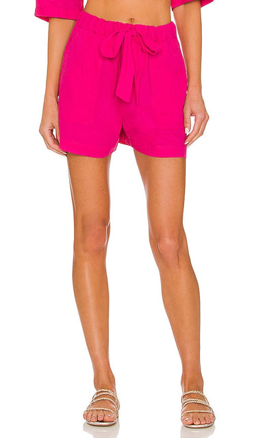 Sanctuary Endless Summer Short in Fuchsia - Short d'été sans fin Sanctuary en fuchsia - Sanctuary Endless Summer 短裤（紫红色） - Sanctuary Endless Summer Short in Fuchsia - Sanctuary 엔들리스 썸머 쇼츠 - Pantaloncino Sanctuary Endless Summer in fucsia