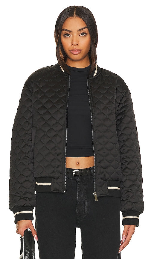Sanctuary Marilyn Bomber Jacket in Black - Sanctuary - Marilyn - Bomber noir - Sanctuary Marilyn 黑色飞行员夹克 - Sanctuary Marilyn Bomberjacke in Schwarz - Sanctuary 마릴린 봄버 재킷 블랙 색상 - Giubbotto bomber Sanctuary Marilyn in nero