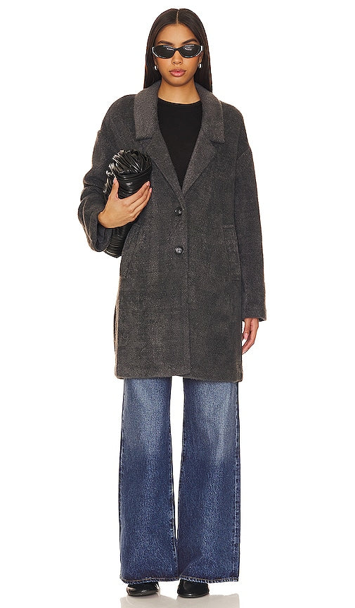 Sanctuary Sweeney Coat in Charcoal