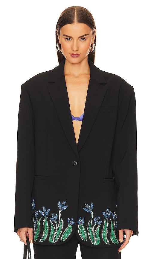 Santa Brands Applique Jacket in Black