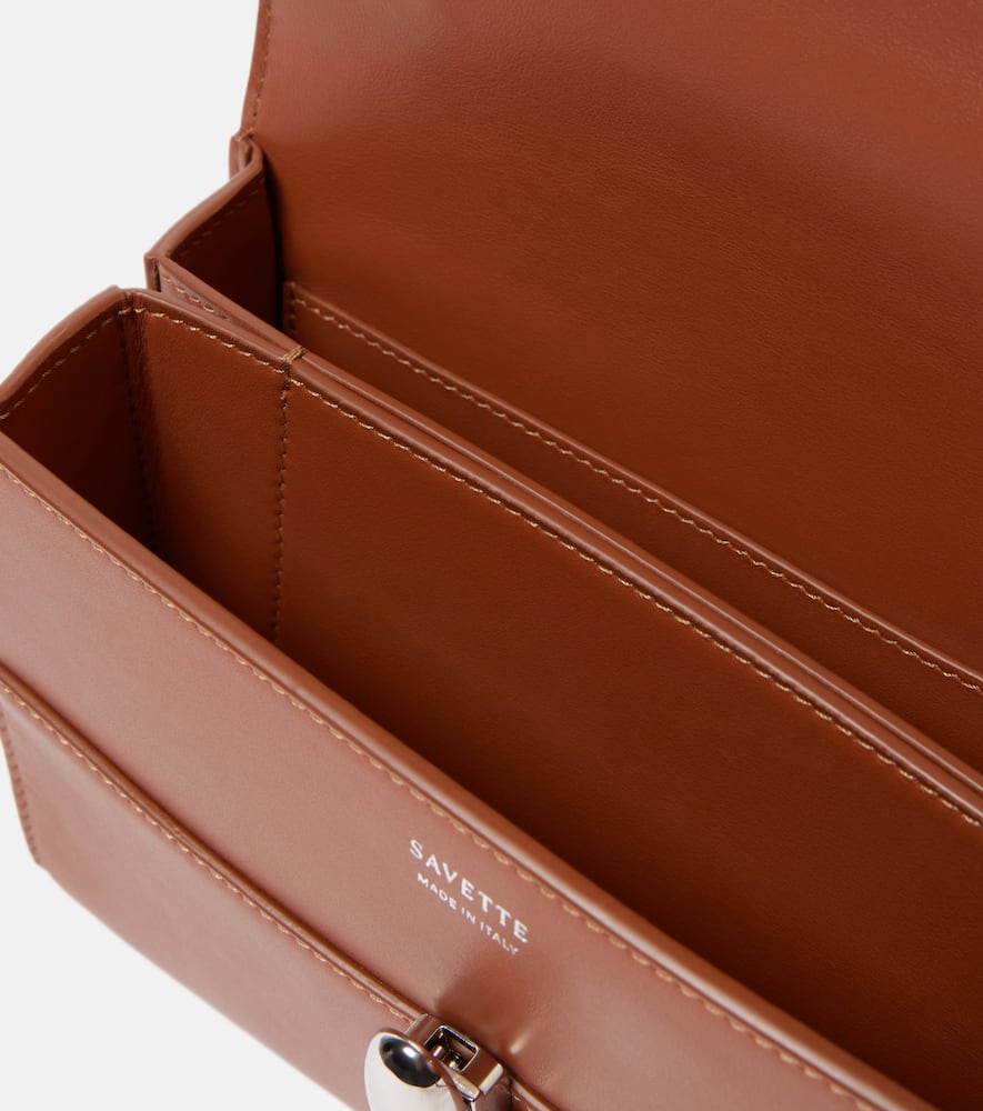 Savette Symmetry 19 leather shoulder bag