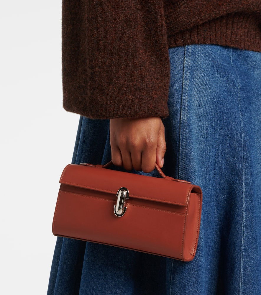 Savette Symmetry Pochette leather tote bag