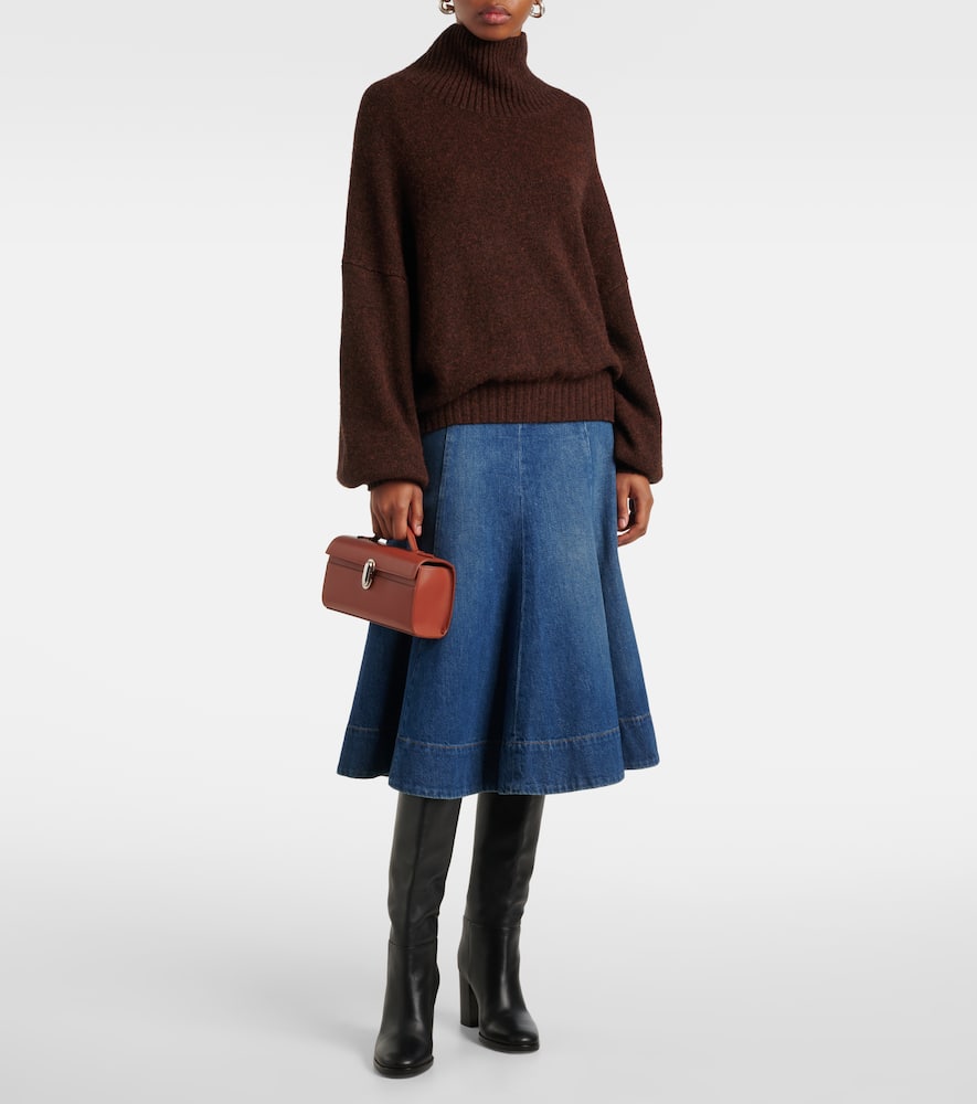 Savette Symmetry Pochette leather tote bag