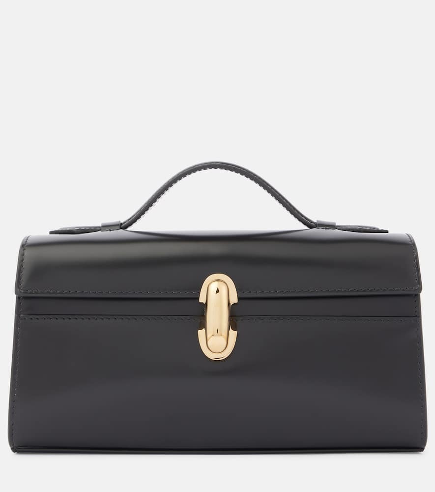 Savette Symmetry Pochette leather tote bag. Shop Savette Top-Handle Bags for women now.