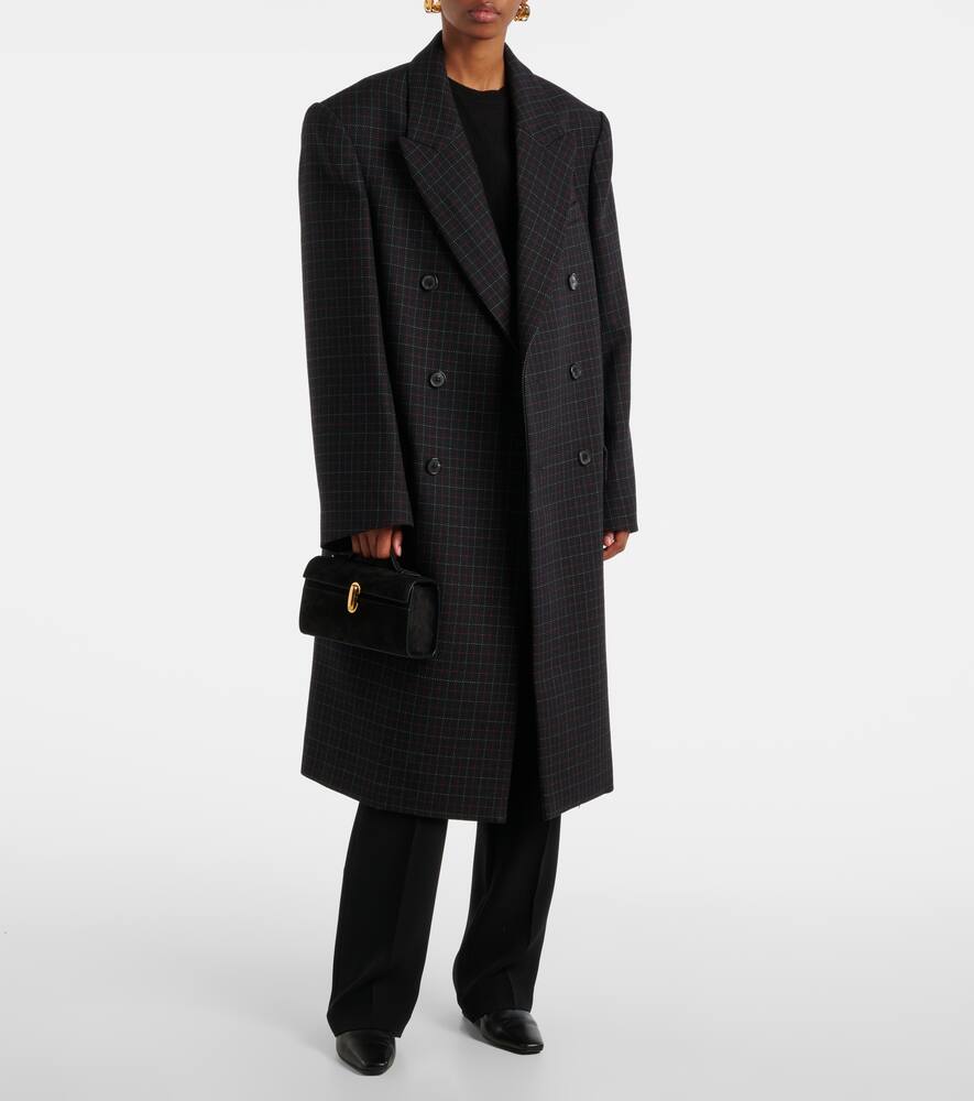 Savette Symmetry suede tote bag