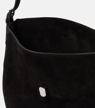Savette Tondo Large suede shoulder bag