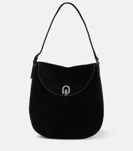 Savette Tondo Large suede shoulder bag. Shop Savette Shoulder Bags for women now.