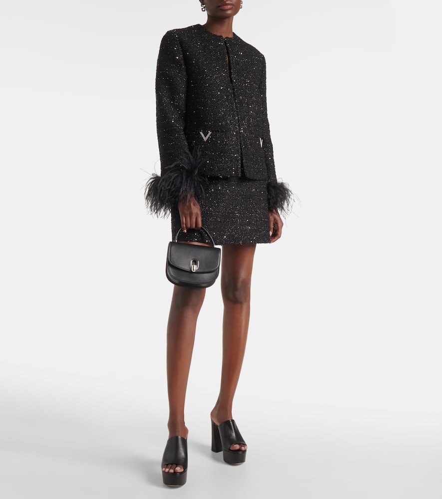 Savette Tondo Mini leather tote bag