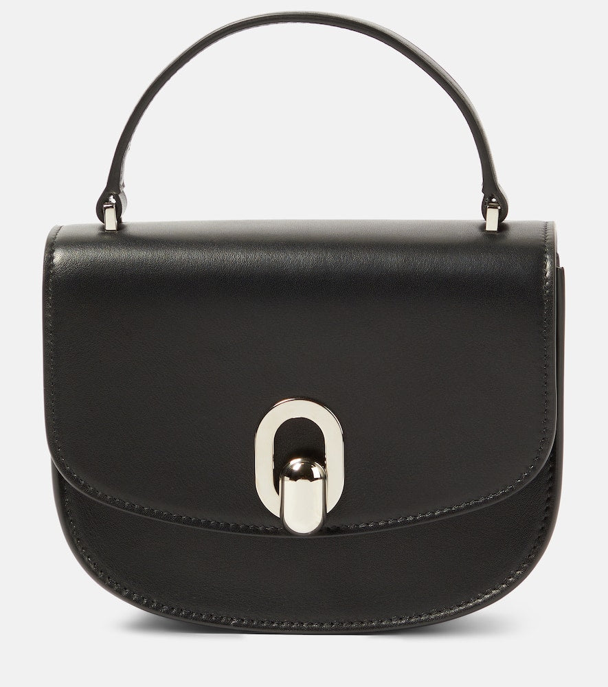 Savette Tondo Mini leather tote bag. Shop Savette Top-Handle Bags for women now.
