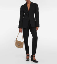 Savette Tondo Small suede shoulder bag