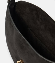 Savette Tondo Small suede shoulder bag