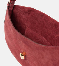 Savette Tondo Small suede shoulder bag