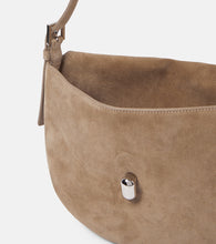 Savette Tondo Small suede shoulder bag