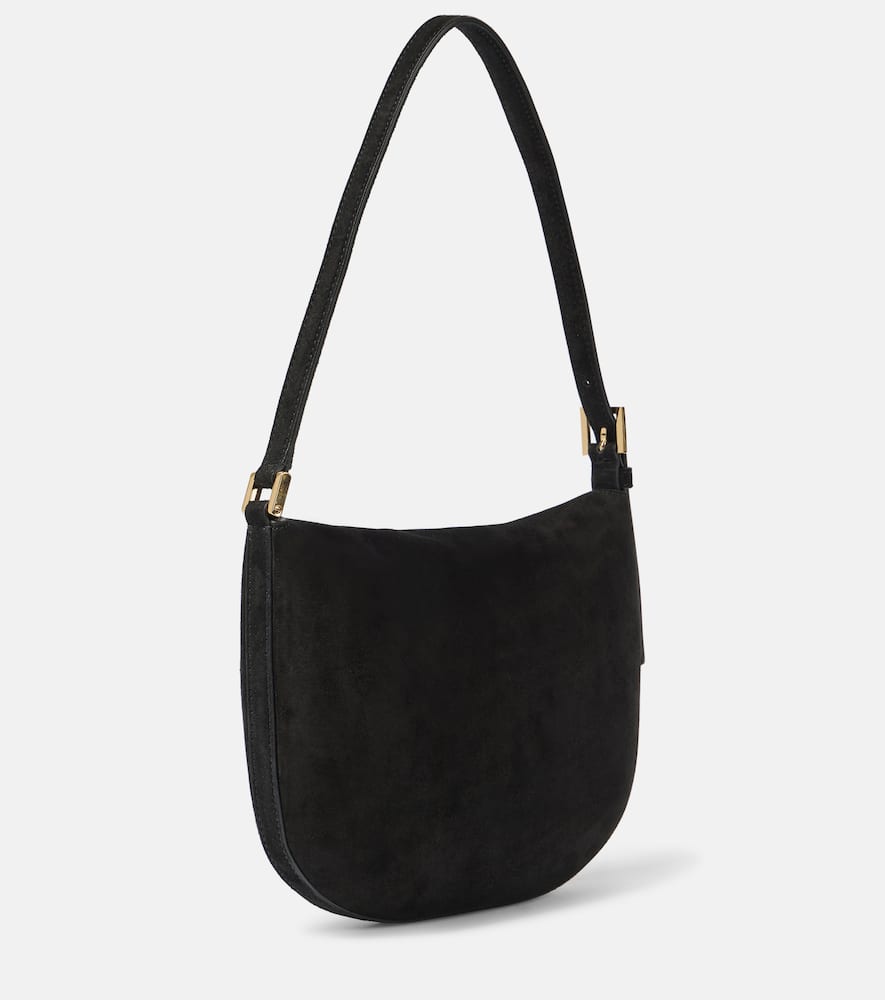 Savette Tondo Small suede shoulder bag