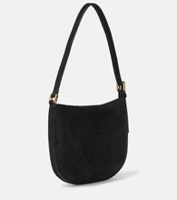 Savette Tondo Small suede shoulder bag