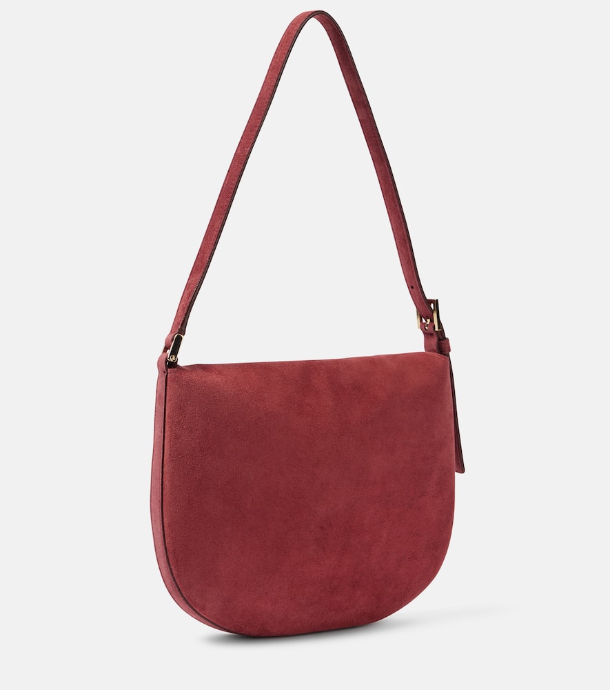 Savette Tondo Small suede shoulder bag