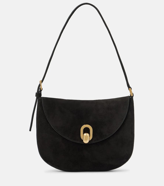 Savette Tondo Small suede shoulder bag. Shop Savette Shoulder Bags for women now.