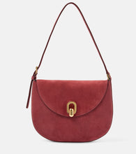 Savette Tondo Small suede shoulder bag. Shop Savette Shoulder Bags for women now.
