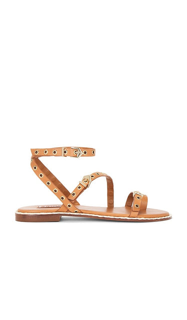 Schutz Annete Sandal in Brown | Cuoio Brown Strappy Sandals for Women