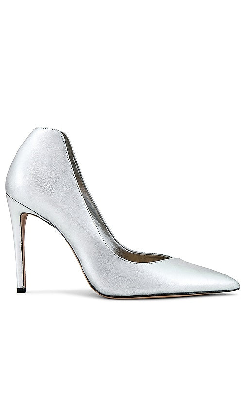 Schutz Arlette Heel in Metallic Silver - Talon Schutz Arlette en argent métallisé - Schutz Arlette 金属银色高跟鞋 - Schutz Arlette-Absatz in Metallic-Silber - 메탈릭 실버 소재의 Schutz Arlette 힐 - Tacco Schutz Arlette in argento metallizzato