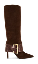 Schutz Beatrix Boot in Brown | Root Brown Knee-High Boots for Women