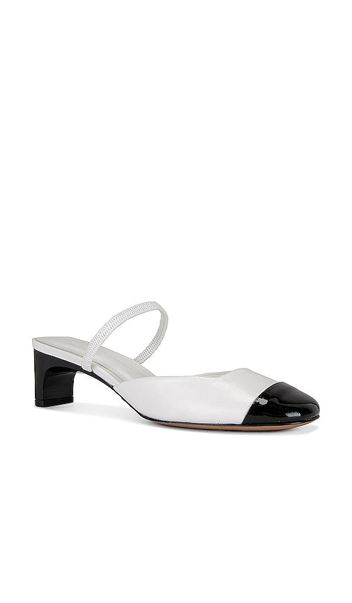 Schutz Bertie Heel in Black,White