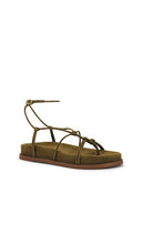 Schutz Calabria Mid Sandal in Olive