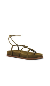 Schutz Calabria Mid Sandal in Olive