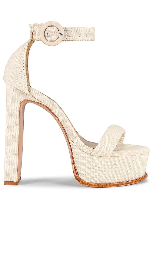 Schutz Eduarda Sandal in Cream - Sandale Schutz Eduarda en crème - Schutz Eduarda 奶油色凉鞋 - Schutz Eduarda Sandale in Creme - Schutz Eduarda 샌들 in 크림 - Sandalo Schutz Eduarda color crema