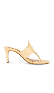 Schutz Elena Sandal in Beige | Natural Nibs Heeled Sandals for Women