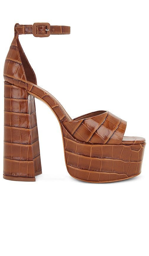 Schutz Elsie Sandal in Brown - Sandale Schutz Elsie en marron - Schutz Elsie 棕色凉鞋 - Schutz Elsie Sandale in Braun - Schutz Elsie 샌들브라운 색상 - Sandalo Schutz Elsie in marrone