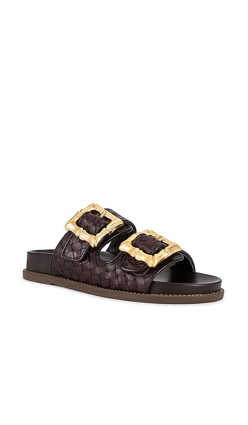 Schutz Enola Sandal in Chocolate