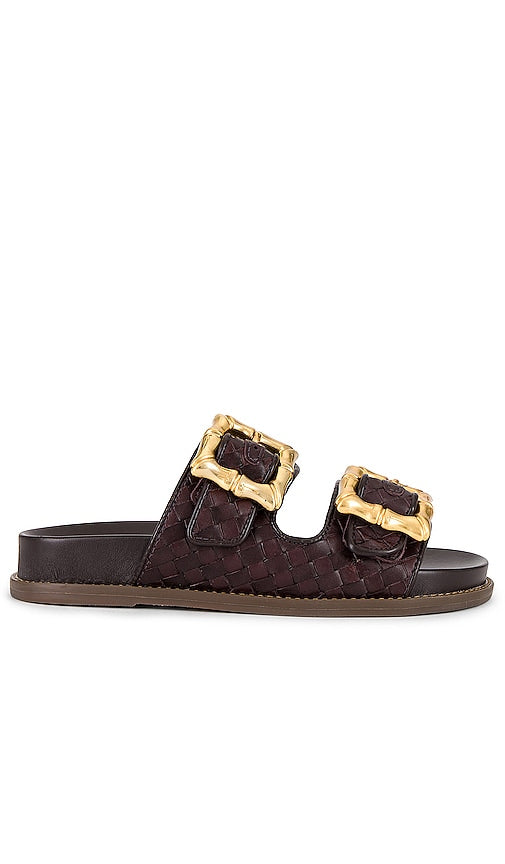 Schutz Enola Sandal in Chocolate - Sandale Schutz Enola en chocolat - Schutz Enola 巧克力色凉鞋 - Schutz Enola Sandale in Schokolade - Schutz 에놀라 샌들 초콜릿 색상 - Sandalo Schutz Enola color cioccolato