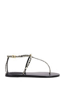 Schutz Ester Sandal in White | White Flat Sandals for Women