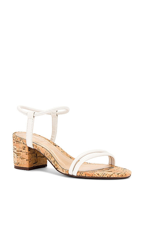 Schutz Gimenez Mid Sandal in Ivory