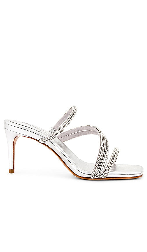 Schutz Giulia Mule in Metallic Silver - Mule Schutz Giulia en argent métallisé - Schutz Giulia 金属银穆勒鞋 - Schutz Giulia Mule in Metallic-Silber - 메탈릭 실버 소재의 Schutz Giulia 뮬 - Schutz Giulia Mule in Argento Metallizzato