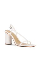 Schutz Heloise Block Heel in White