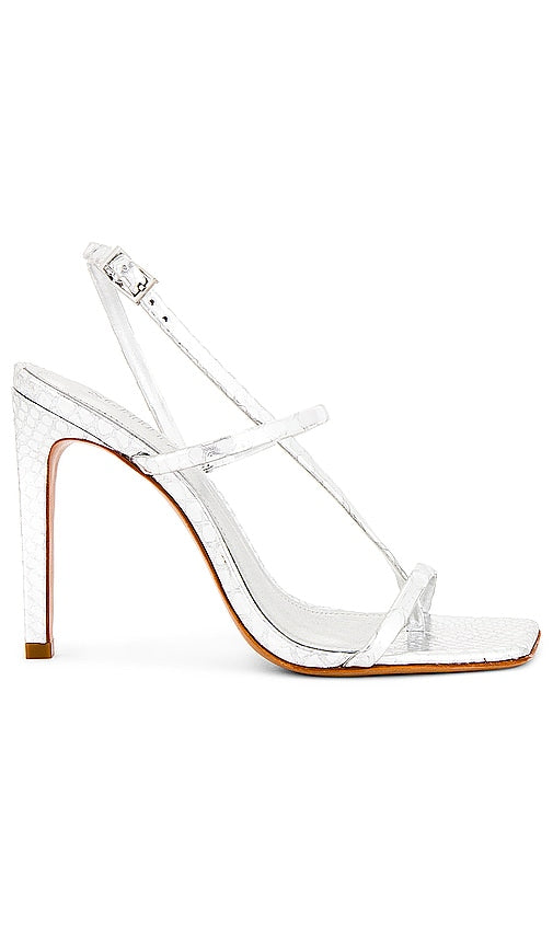 Schutz Heloise High Sandal in Metallic Silver - Sandale haute Schutz Heloise en argent métallisé - Schutz Heloise 金属银高跟凉鞋 - Schutz Heloise Hohe Sandale in Metallic-Silber - 메탈릭 실버 소재의 Schutz Heloise 하이 샌들 - Sandalo alto Schutz Heloise in argento metallizzato