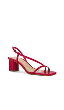 Schutz Heloise Mid Block Heel in Red