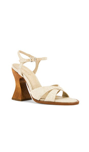 Schutz Hilda Curve Sandal in Beige