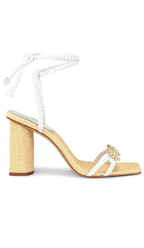 Schutz Hina Sandal in White - Sandale Schutz Hina en blanc - Schutz Hina 白色凉鞋 - Schutz Hina Sandale in Weiß - Schutz Hina 샌들 화이트 색상 - Sandalo Schutz Hina in bianco