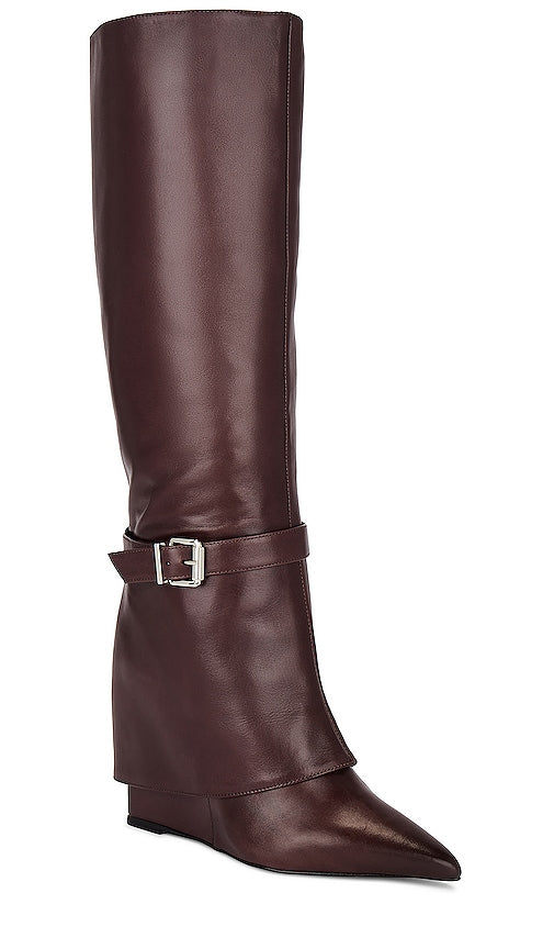 Schutz Jorian Up Boot in Brown