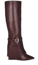 Schutz Jorian Up Boot in Brown - Botte Schutz Jorian Up en marron - Schutz Jorian Up 棕色靴子 - Schutz Jorian Up Stiefel in Braun - Schutz Jorian 업 부츠 브라운 색상 - Stivale Schutz Jorian Up in marrone