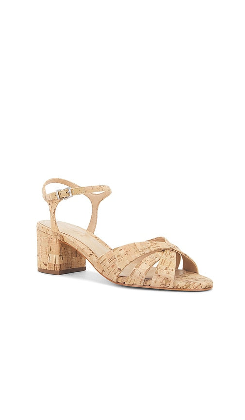 Schutz Keefa Mid Block Heel in Neutral