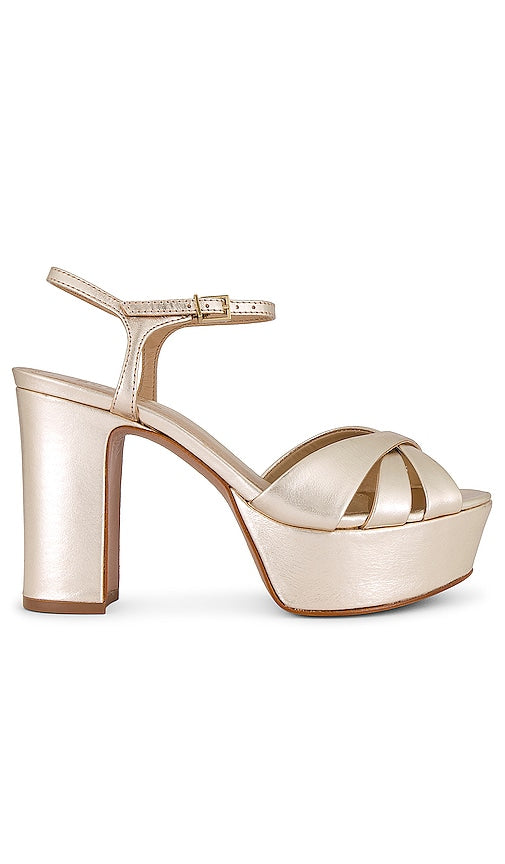 Schutz Keefa Sandal in Metallic Gold - Sandale Schutz Keefa en or métallisé - Schutz Keefa 金属金色凉鞋 - Schutz Keefa Sandale in Metallic-Gold - Schutz Keefa 샌들 - Sandalo Schutz Keefa in oro metallizzato