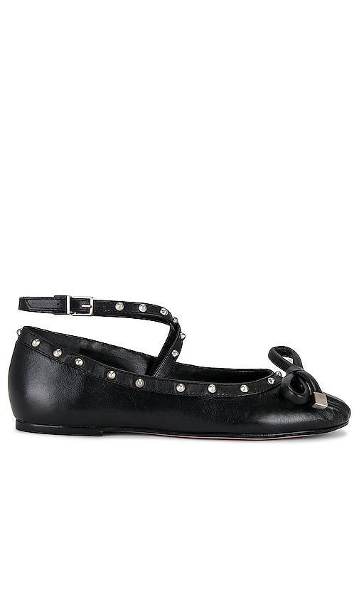 Schutz Larissa Flat in Black - Schutz Larissa plat en noir - Schutz Larissa 黑色平底鞋 - Schutz Larissa Flat in Schwarz - Schutz 라리사 플랫 컬러 - Appartamento Schutz Larissa in nero