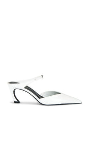 Schutz Laurie Pump in White | White Pump Heels for Women